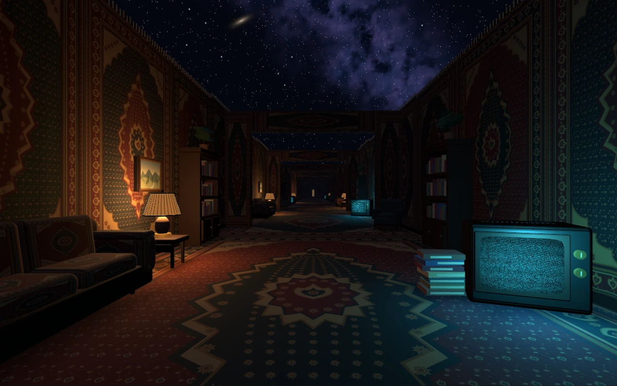 Sala de Tapetes 2 — prévia do ambiente virtual