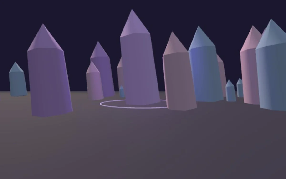 Crystal Sanctuary — preview of the virtual environment