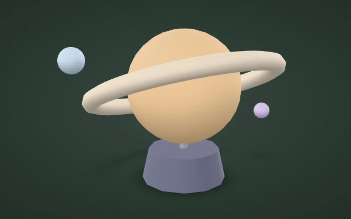 Little Saturn — 3D AR object