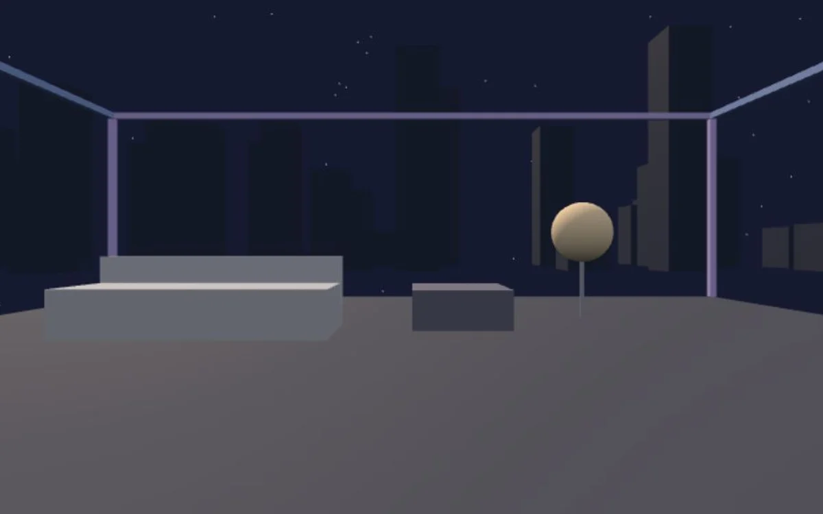 Neon Loft — preview of the virtual environment